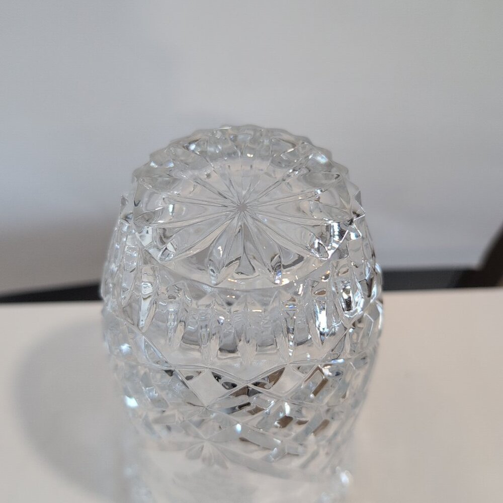 Fifth Ave Crystal Handcut Vase Full Lead Crystal Made In Poland 8.5" Tall. 5th - Picture 7 of 7